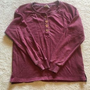 Womens Ariat henley sweatshirt